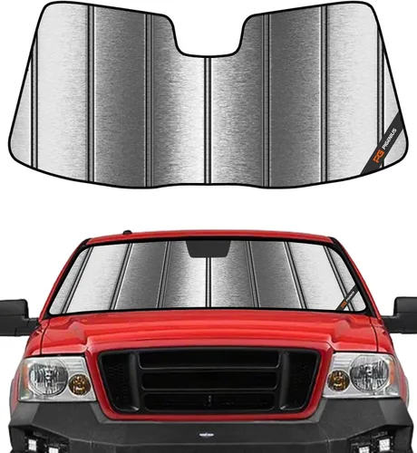 Vista 12 de Pigenius Parasol para parabrisas para Ford F-150 2021-2025 Parasol para ventana delantera - AstraGuard Plateado