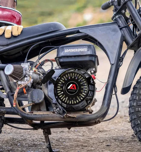 Vista 7 de AlveyTech Arrancador de tracción de retroceso negro de 196 cc y 6.5 Hp - para motores de gas Honda GX120 y GX160, Manco, Scooter, cortacésped