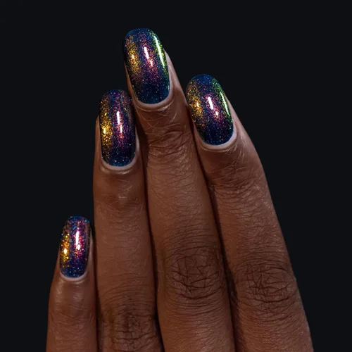 Vista 4 de ILNP Comet - Esmalte de uñas Cosmic Blue Shimmer