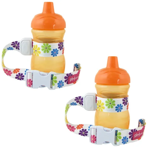 Vista 14 de PBnJ Baby SippyPal Sippy - Correa para portavasos (123, 2 unidades)