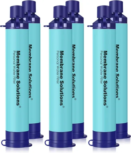Vista 11 de Membrane Solutions Filtro de agua de paja S1, certificado NSF/ANSI 42 y 372 y 401, equipo portátil de filtración de supervivencia, preparación