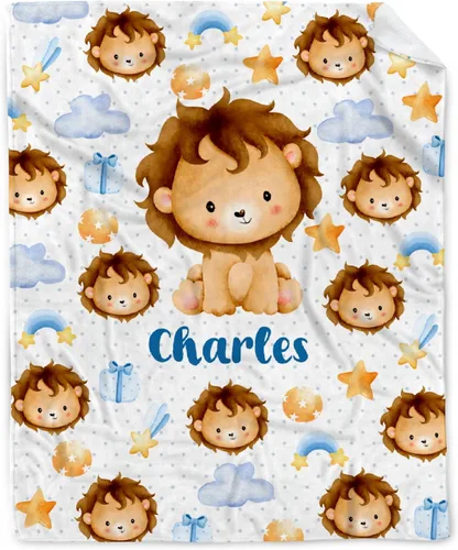 Vista 43 de Manta de bebé personalizada con ciervos florales, manta personalizada de ciervos con nombre para bebé, manta de recepción personalizada de ciervos
