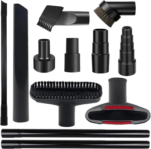 Vista 8 de Kit de 11 piezas universales de accesorios para aspiradora de 1 1/4" para accesorios de aspiradora de taller con accesorios de cepillo