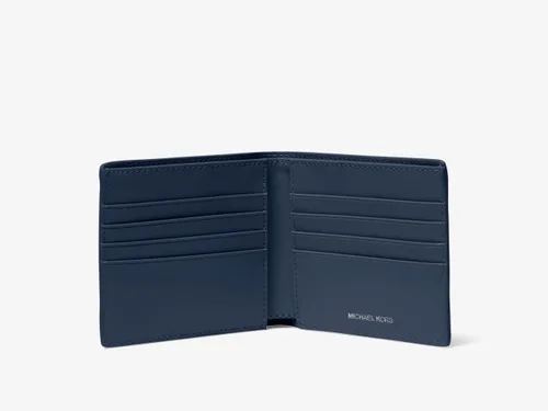 Vista 2 de Michael Kors Billetera de cuero Cooper para hombre en color azul marino, marino, Billetera