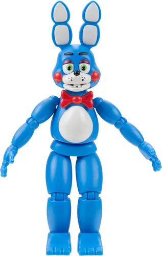Vista 5 de Jazwares Five Nights at Freddy’s Figura de juguete Bonnie de 5 pulgadas articulada con función de susto luminoso y ojos que brillan en la oscuridad