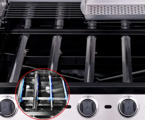 Vista 6 de Piezas de repuesto para parrilla Charbroil Performance 4 quemadores 463366022 463365021 463365522 463352521, 5 quemadores 463448021, G325-0002-W1
