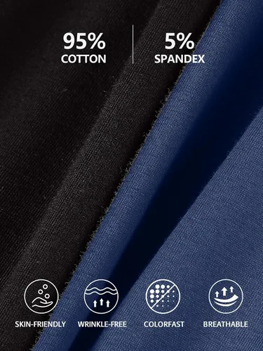 Vista 21 de Camisa Attraco de algodón, con tirantes estilo espagueti, con brasier incorporado, 2 paquetes, para mujer