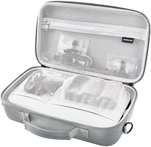 Vista 8 de NEO 2 - Funda rígida impermeable para accesorios DJI Neo 2, bolsa de almacenamiento de viaje para DJI Neo 2 Fly More Combo, compatible con control