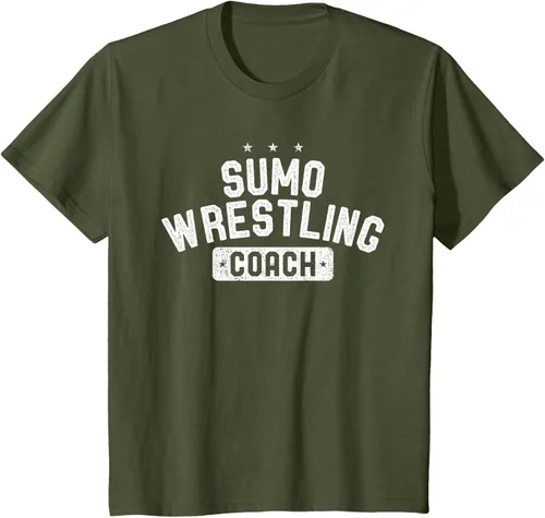 Vista 14 de Camiseta vintage de lucha libre Sumo Entrenador de lucha libre, Negro, S