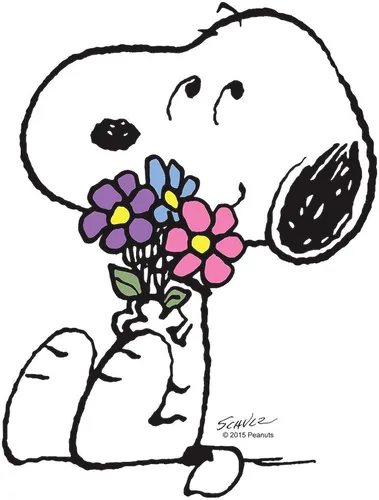 Vista 2 de CafePress Springtime Snoopy - Taza de café de cerámica, taza de té, 11 onzas