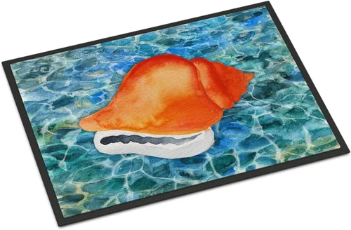 Vista 80 de Caroline's Treasures BB5366MAT - Tapete para puerta delantera de 18 x 27 pulgadas, para interiores y exteriores, antideslizante, lavable, de pelo