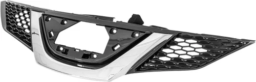 Vista 29 de Garage-Pro Conjunto de Parrilla Frontal para Nissan Frontier 1998-2000, Cáscara Cromada, Inserción Negra, Accesorios Nissan Frontier, NI1200183
