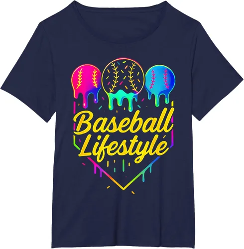 Vista 22 de Baseball Life Style 101 - Camiseta de béisbol para jóvenes