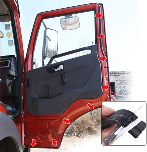 Vista 8 de DGSL Burletes para Automóvil, Tira de Sello de Puerta Automotriz de 10 Pies con Sello de Goma de Bulbo Lateral para Automóviles, Barcos, Camiones