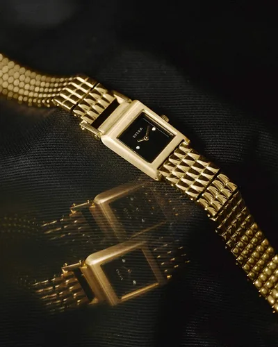 Vista 4 de Breda 'Revel' Reloj de pulsera de oro, oro y metal, 0.709 in, Oro, Revel