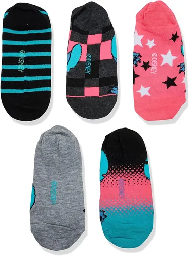 Vista 3 de Disney womens Lilo & Stitch 5 Pack No Show Socks