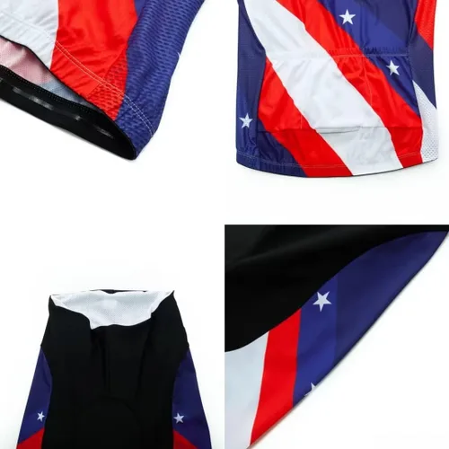 Vista 4 de Maillot de ciclismo - hombres y mujeres ropa de ciclismo Jersey de ciclismo conjunto de ciclismo camisas de ciclismo transpirable secado rápido