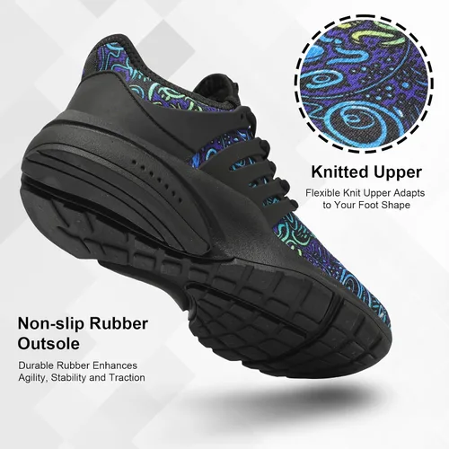 Vista 5 de Troadlop - Tenis de correr para hombre, antideslizantes, transpirables, ligeras, resistentes al deslizamiento, deportivas, para caminar, gimnasio