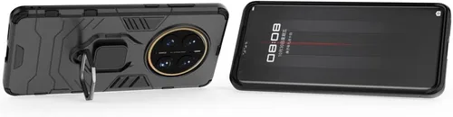 Vista 3 de Funda compatible con Huawei Mate 50 Pro, soporte magnético para automóvil compatible con Huawei Mate 50 Pro DCO-AL00 Case Negro
