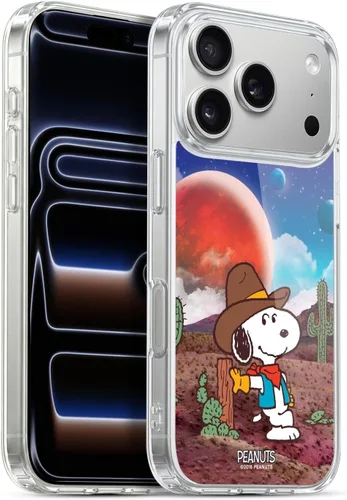 Vista 112 de Head Case Designs Funda de gel con licencia oficial de Peanuts Nebula Cactus Needles Snoopy Space Cowboy [protección de grado militar] compatible