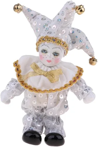 Vista 4 de SM SunniMix 8 pulgadas preciosas muñecas de porcelana italianas modelo muñeca de pie decoración de escritorio coleccionables blanco