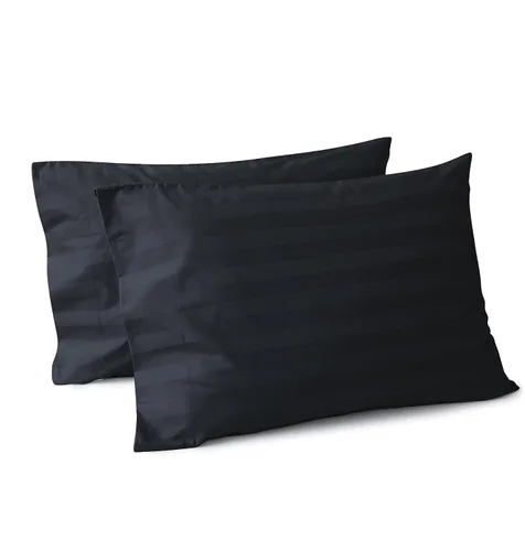 Vista 19 de Juego de 2 fundas de almohada 100% algodón egipcio, tamaño estándar Beige