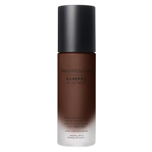 Vista 42 de bareMinerals BarePro 24HR Wear Matte Liquid Foundation Mineral SPF 20, Base de maquillaje de cobertura completa para piel madura, libre de aceite
