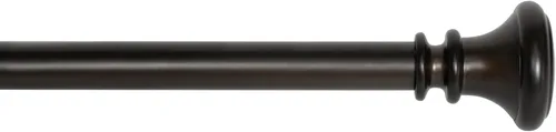 Vista 31 de Deco Window - Varilla ajustable para cortinas para ventanas de 18 a 44 pulgadas, poste de hierro de 1 pulgada extendible de alta resistencia