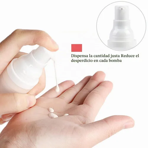 Vista 4 de Mild East Botella de bomba sin aire estéril de 3 piezas de 0.7 fl oz