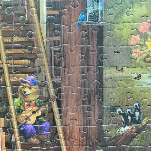 Vista 8 de Artist Chris Bigelow - Bear Cabin - Rompecabezas de 500 piezas para adultos