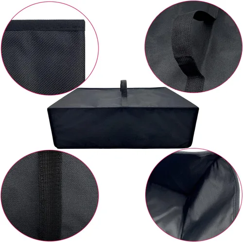 Vista 3 de Wanty Funda protectora para impresora de tela de nailon antiestático a prueba de polvo antiestático negro para Perfection V700 / V750 / Epson