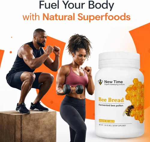 Vista 7 de Pan de abeja orgánico - Polen fermentado natural, multivitamínico para el crecimiento de los senos, superalimento para hombres, mujeres, proteínas