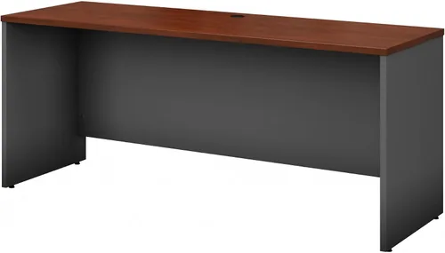 Vista 8 de Bush Business Furniture Series C - Mueble de escritorio de 60 cm x 30 cm (23.6 pulgadas x 11.8 pulgadas)., Madera, Mahogany