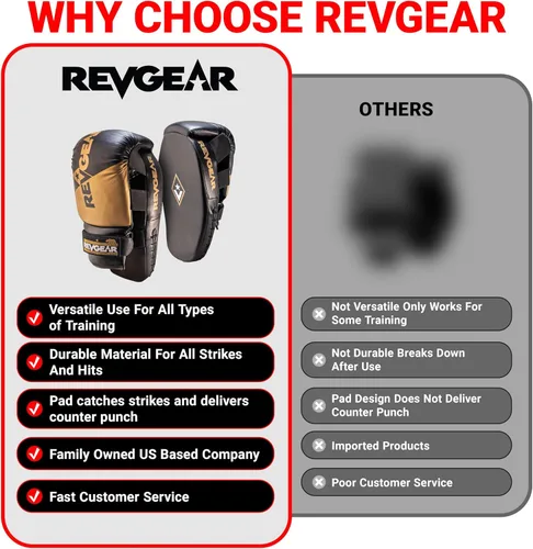Vista 6 de Revgear Phoenix - Par de guantes y almohadillas de boxeo (todo en uno, objetivo y guante), equipo de boxeo ideal para hombres, mujeres, niños