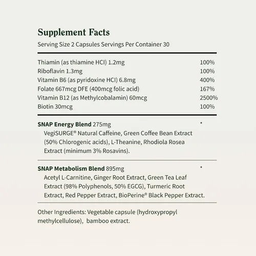 Vista 8 de Suplementos energéticos naturales para la fatiga, alivio del estrés, refuerzo de energía y mejor estado de ánimo, píldoras energéticas para mujeres