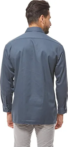 Vista 4 de Dickies Camisa de trabajo de manga larga para hombre Air Force Blue V1