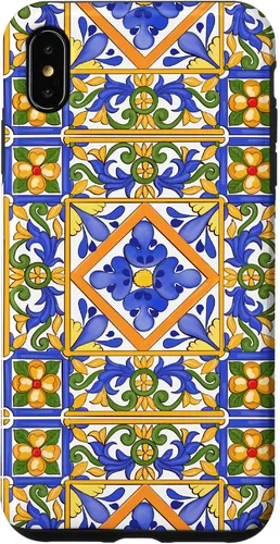 Vista 11 de Sicilian,Italian,Summer,Tiles,Mosaic,Majolica Art Case for iPhone 17
