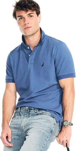 Vista 178 de Nautica playera polo clásica de mangas cortas, color sólido, para hombre