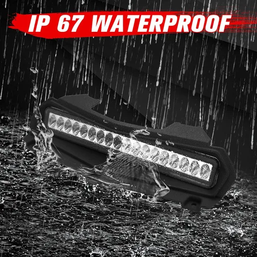 Vista 4 de A & UTV PRO Luz LED de Scoop de Capó para Yamaha Wolverine RMAX 1000 RMAX2/RMAX4 2021 2022 2023 2024 2025, Barra de Luz Auxiliar Delantera