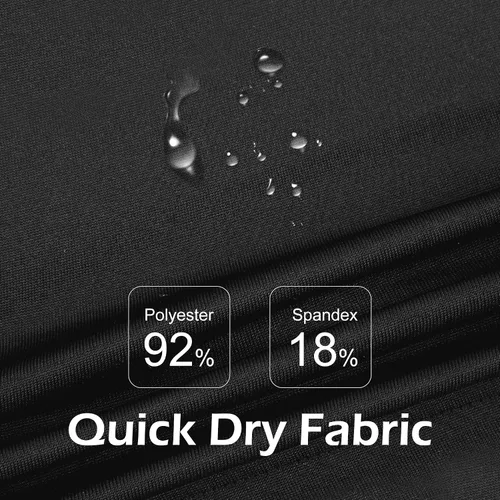 Vista 2 de American Trends Traje de baño para hombre, de secado rápido, con forro de compresión