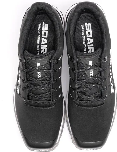 Vista 7 de SQAIRZ Zapatos de golf deportivos para hombre, nuevos zapatos de golf, diseñados para el equilibrio y el rendimiento, picos reemplazables