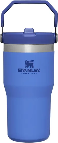 Vista 40 de STANLEY IceFlow 2.0 - Vaso con pajilla abatible con asa, 30 onzas, tapa giratoria y popote abatible, botella de agua a prueba de fugas, acero Tiza