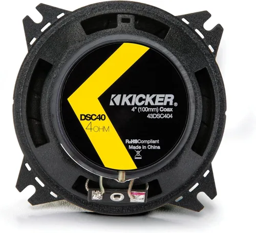 Vista 3 de (2) Kicker 43DSC404 - Altavoces coaxiales para automóvil de 4 pulgadas y 4 ohmios - (1) par
