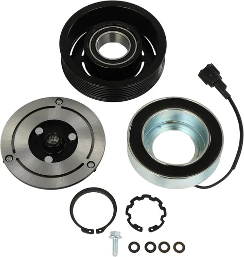 Vista 44 de ECCPP Embrague de compresor de CA apto para Ford para F-150 4.2L 4.6L 5.4L 1997-2006 Embrague de CA de enfriamiento rápido