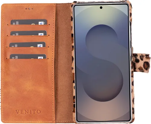 Vista 138 de Venito Florence - Funda de piel compatible con Samsung Galaxy S9, extra segura con bloqueo RFID, cartera desmontable para teléfono (gris decolorado)