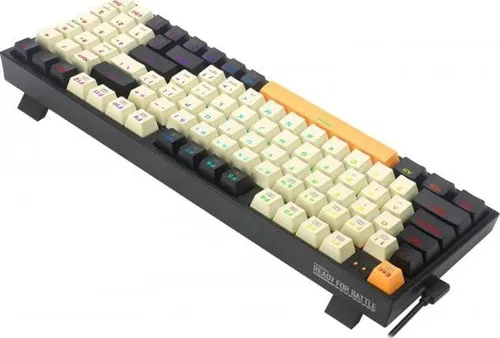 Vista 6 de Redragon - Teclado mecánico con cable para juegos con retroiluminación RGB, 94 teclas, edición de macros programable, teclado numérico
