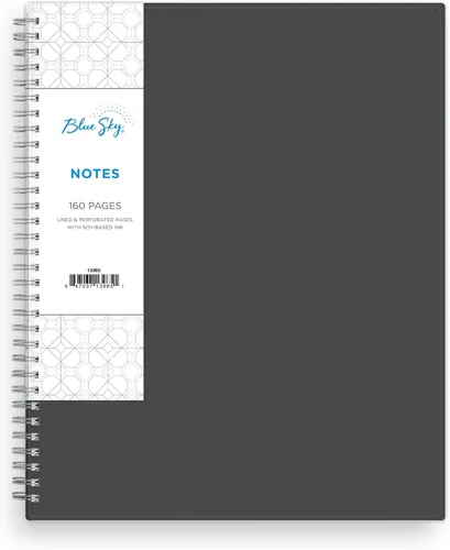 Vista 5 de Blue Sky Smart Notes - Cuaderno profesional, encuadernación Wire-O, 8.5 x 11 pulgadas, negro (14713)