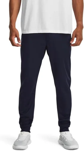 Vista 20 de Under Armour Sportstyle - Pantalones deportivos de tricot para hombre (011) Mod Gris/ Blanco