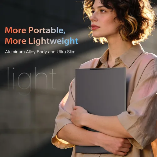 Vista 4 de QQH - Extensor de pantalla para laptop, 15.6" 1080P Ultra-Slim Laptop