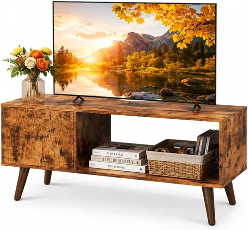 Vista 14 de WLIVE - Mesa de centro de madera con parte superior elevable, compartimento oculto y estante de almacenamiento ajustable, mesa elevable para comedor